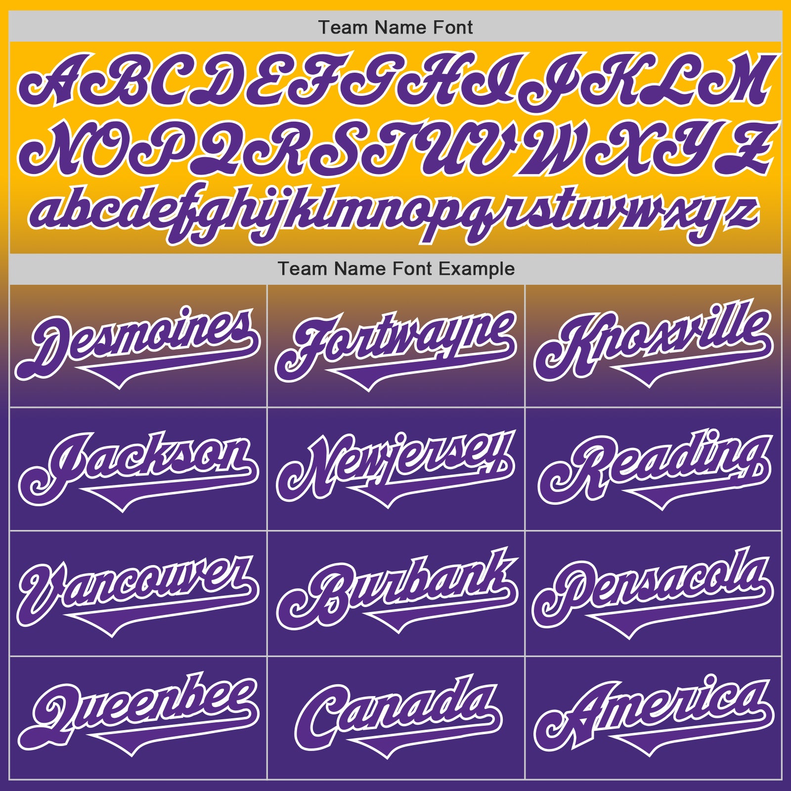 Custom Gold Purple-White Authentic Fade Fashion Baseball Jersey