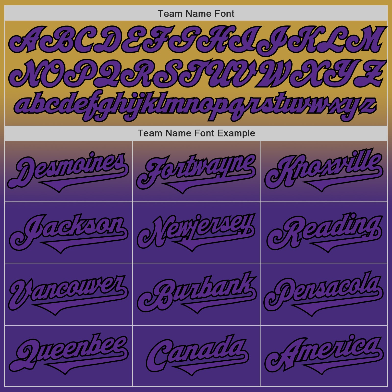 Custom Old Gold Purple-Black Authentic Fade Fashion Baseball Jersey