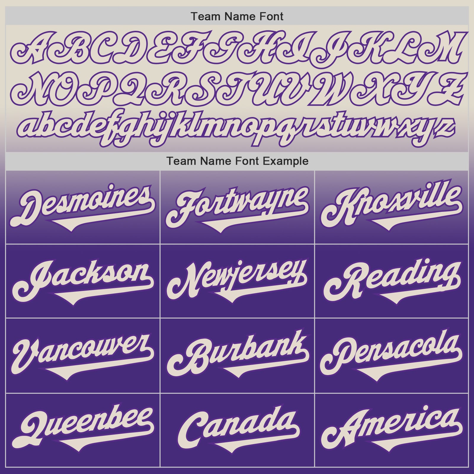 Custom Cream Purple Authentic Fade Fashion Baseball Jersey