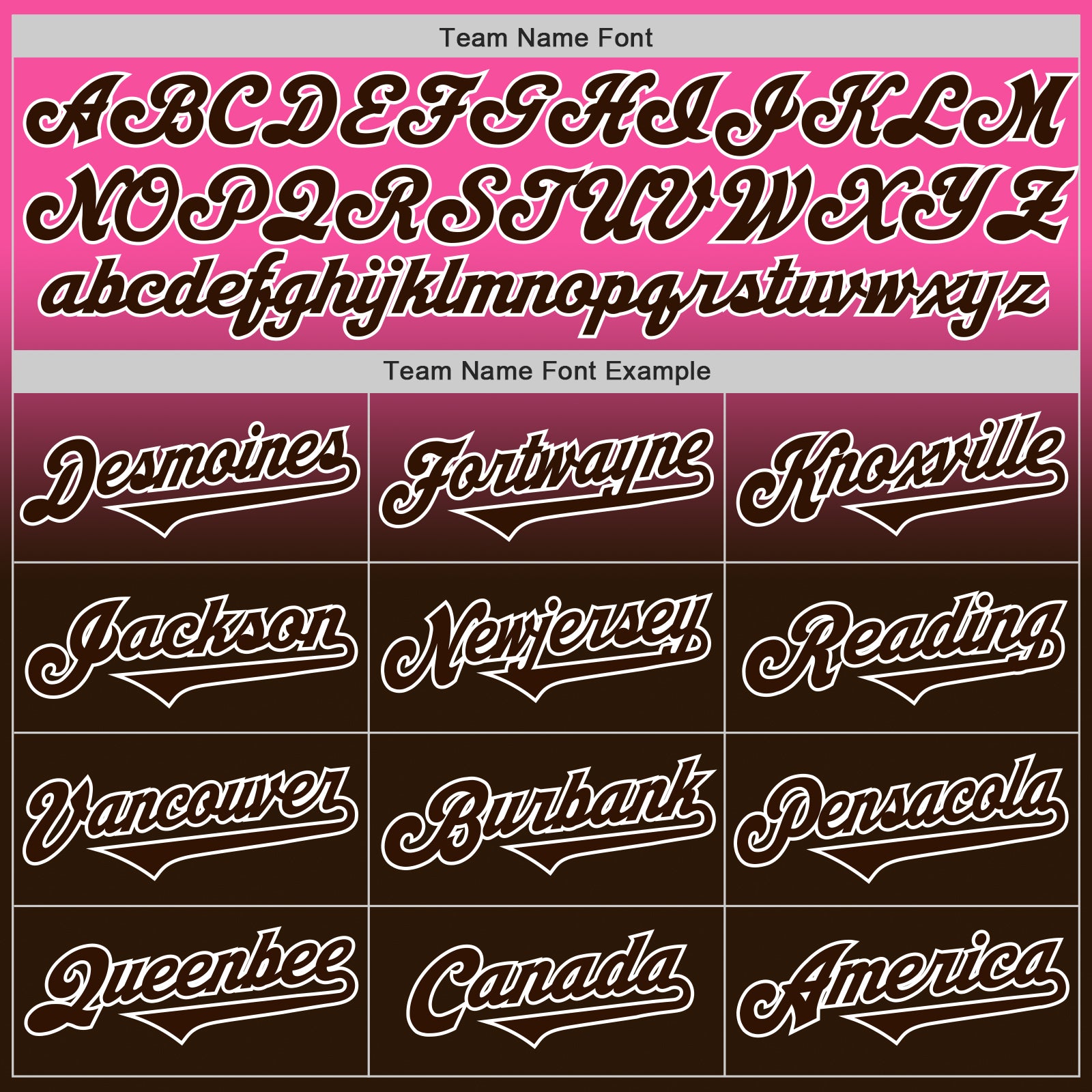 Custom Pink Brown-White Authentic Fade Fashion Baseball Jersey