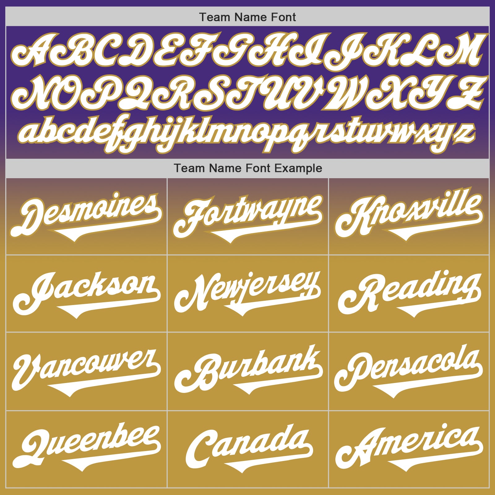 Custom Purple White-Old Gold Authentic Fade Fashion Baseball Jersey