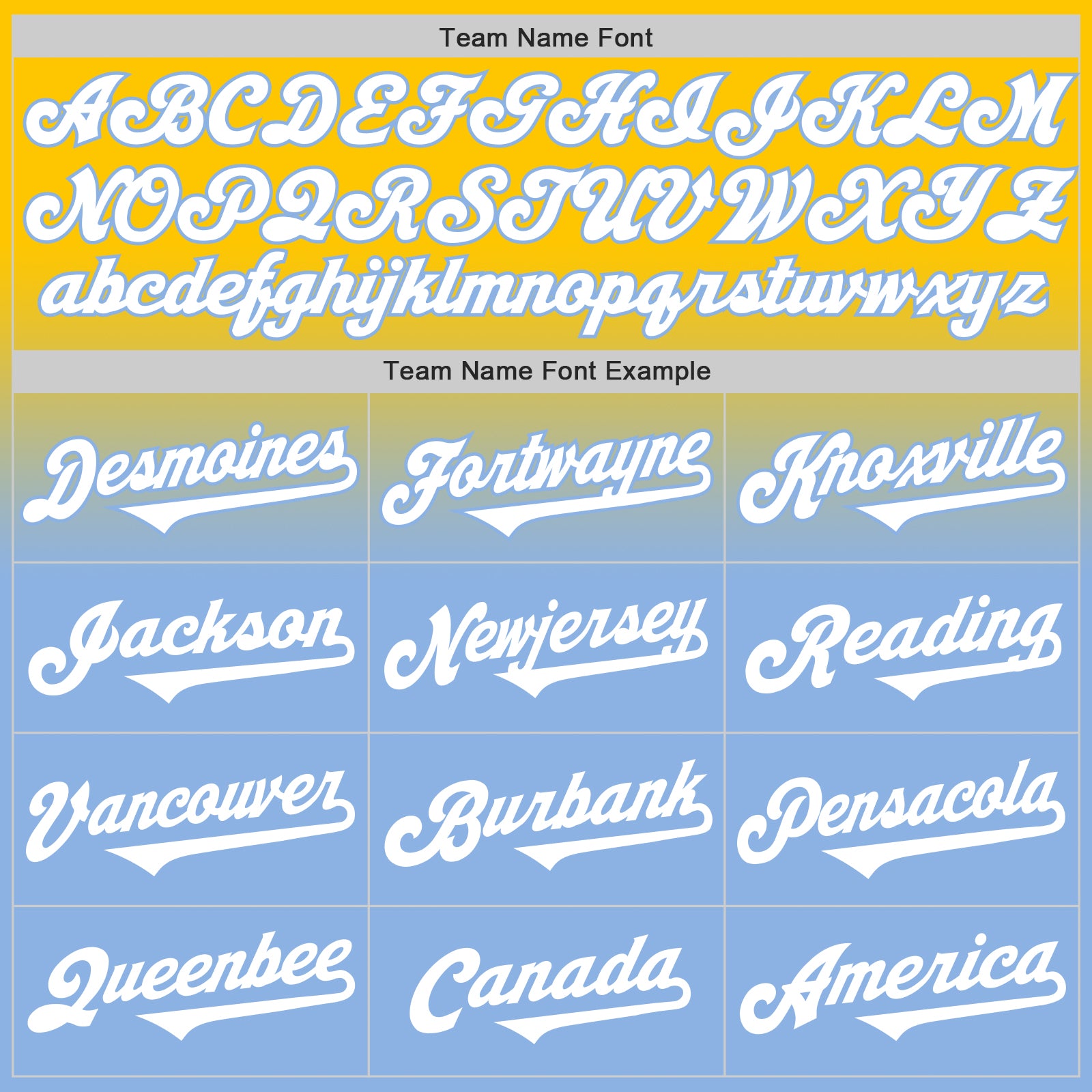 Custom Yellow White-Light Blue Authentic Fade Fashion Baseball Jersey