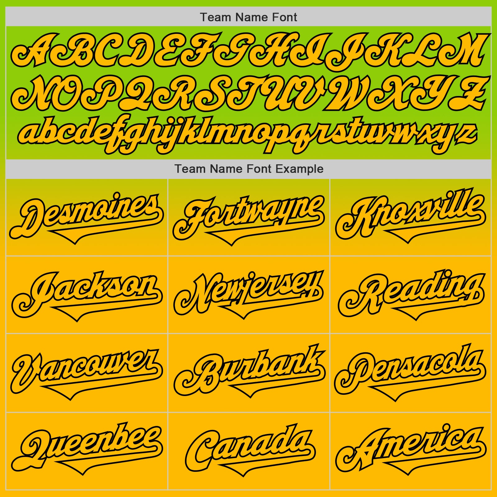 Custom Neon Green Gold-Black Authentic Fade Fashion Baseball Jersey