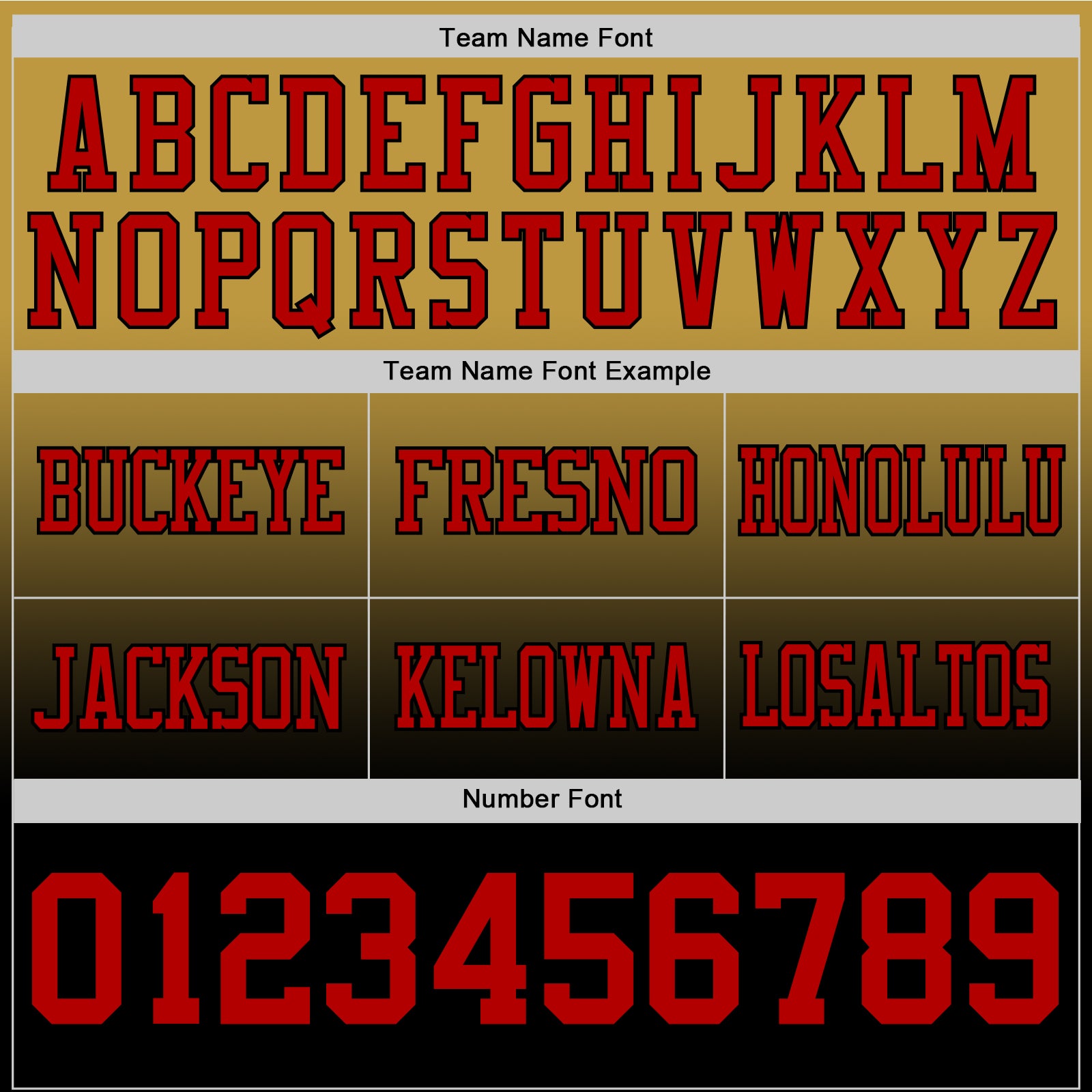 Custom Old Gold Red-Black Authentic Fade Fashion Football Jersey