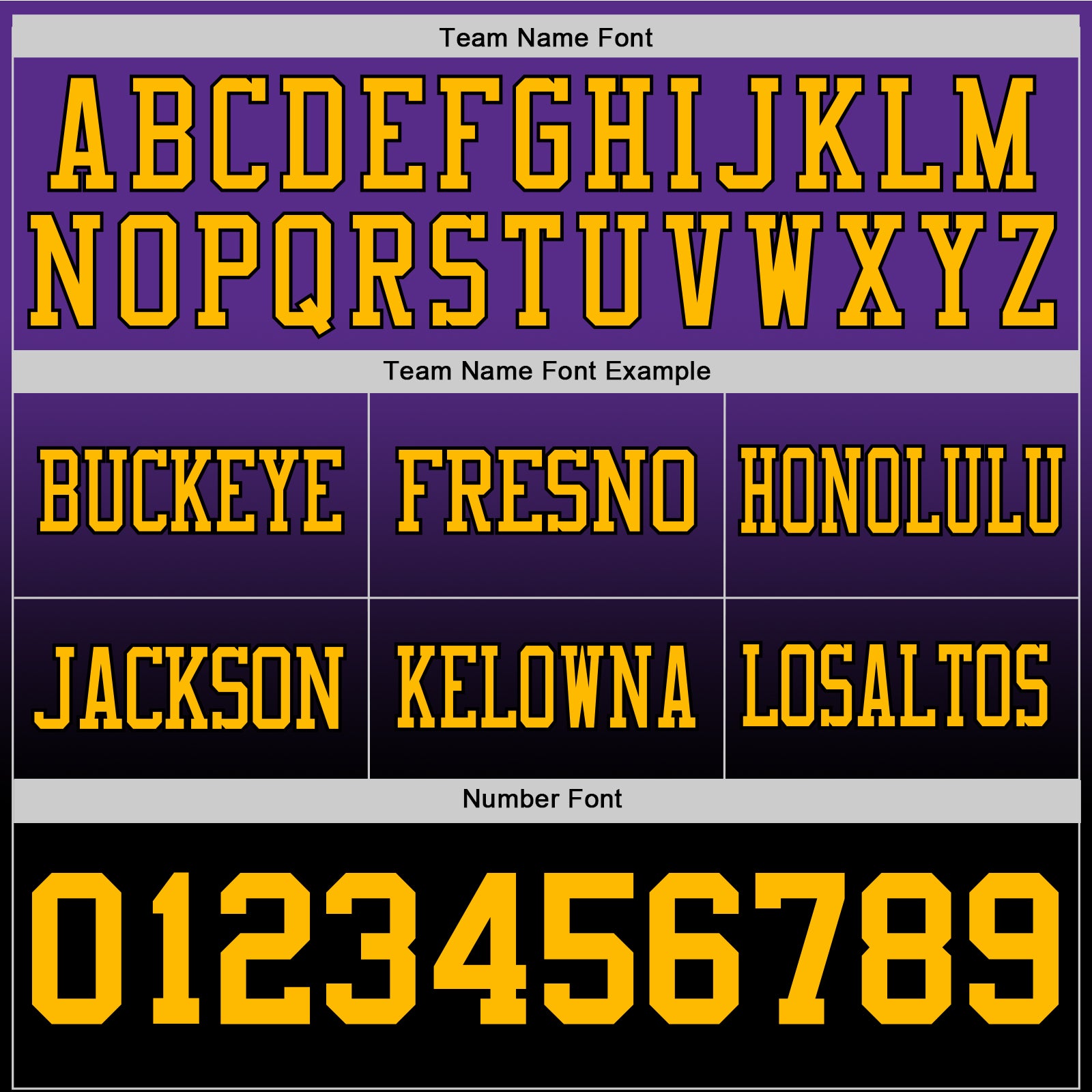 Custom Purple Gold-Black Authentic Fade Fashion Football Jersey