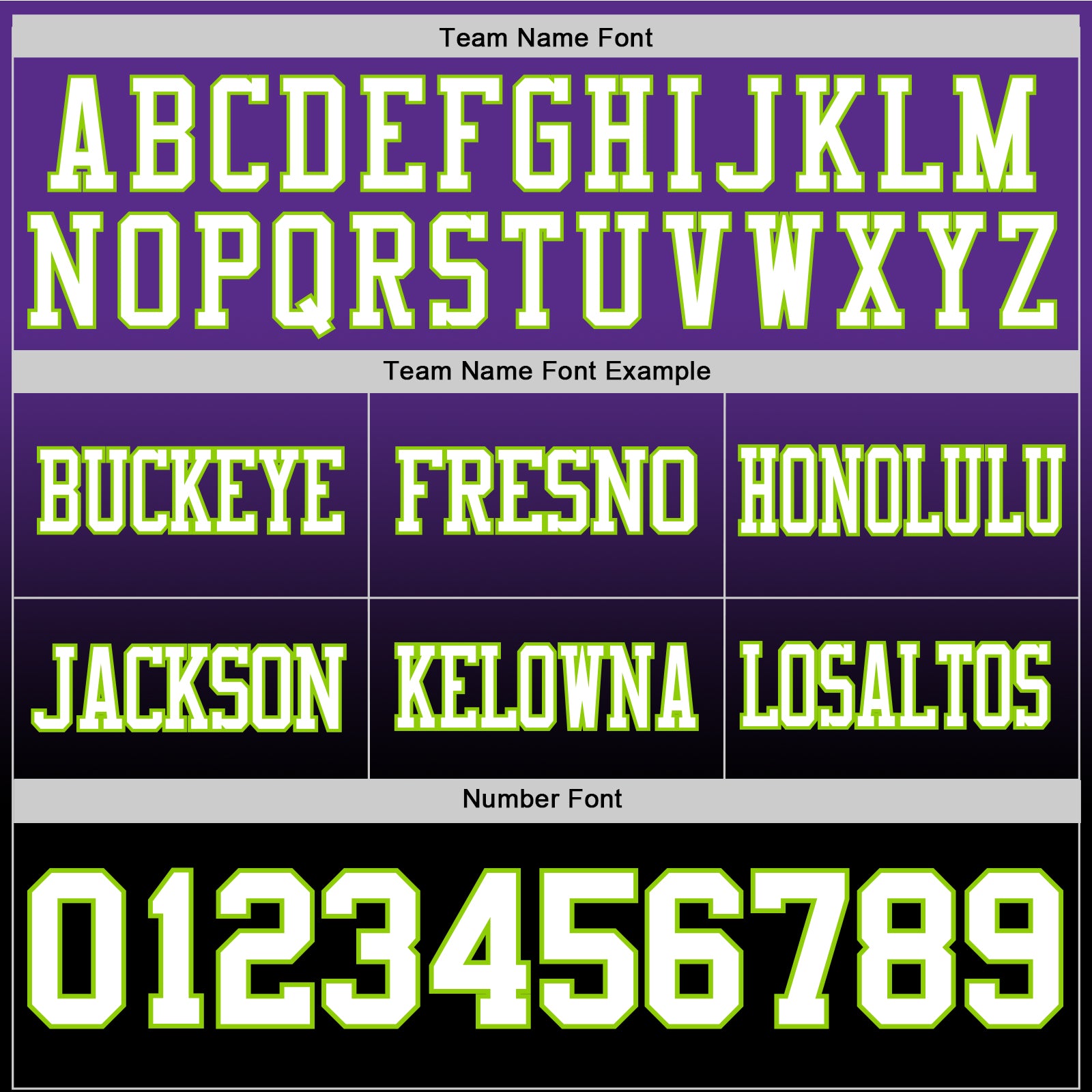 Custom Purple White Black-Neon Green Authentic Fade Fashion Football Jersey