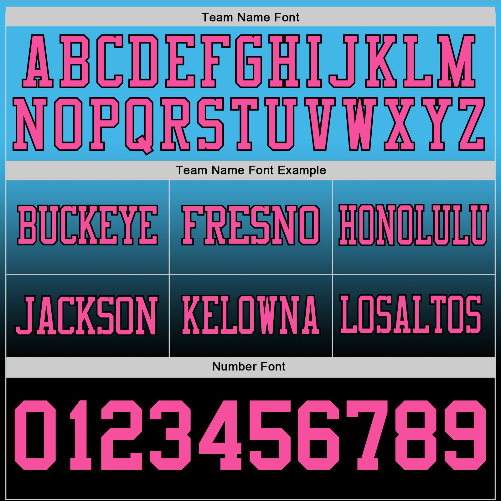 Custom Sky Blue Pink-Black Authentic Fade Fashion Football Jersey