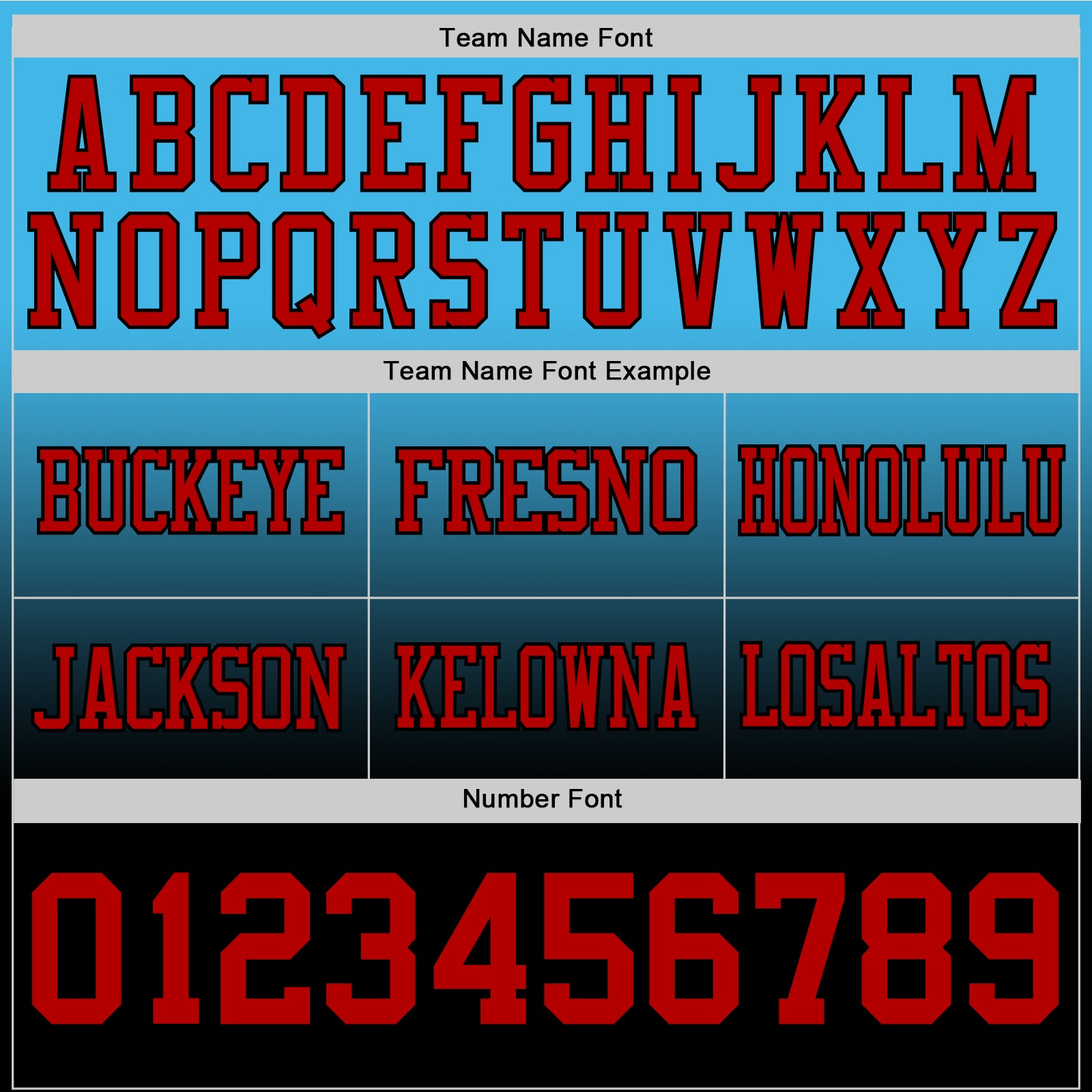 Custom Sky Blue Red-Black Authentic Fade Fashion Football Jersey