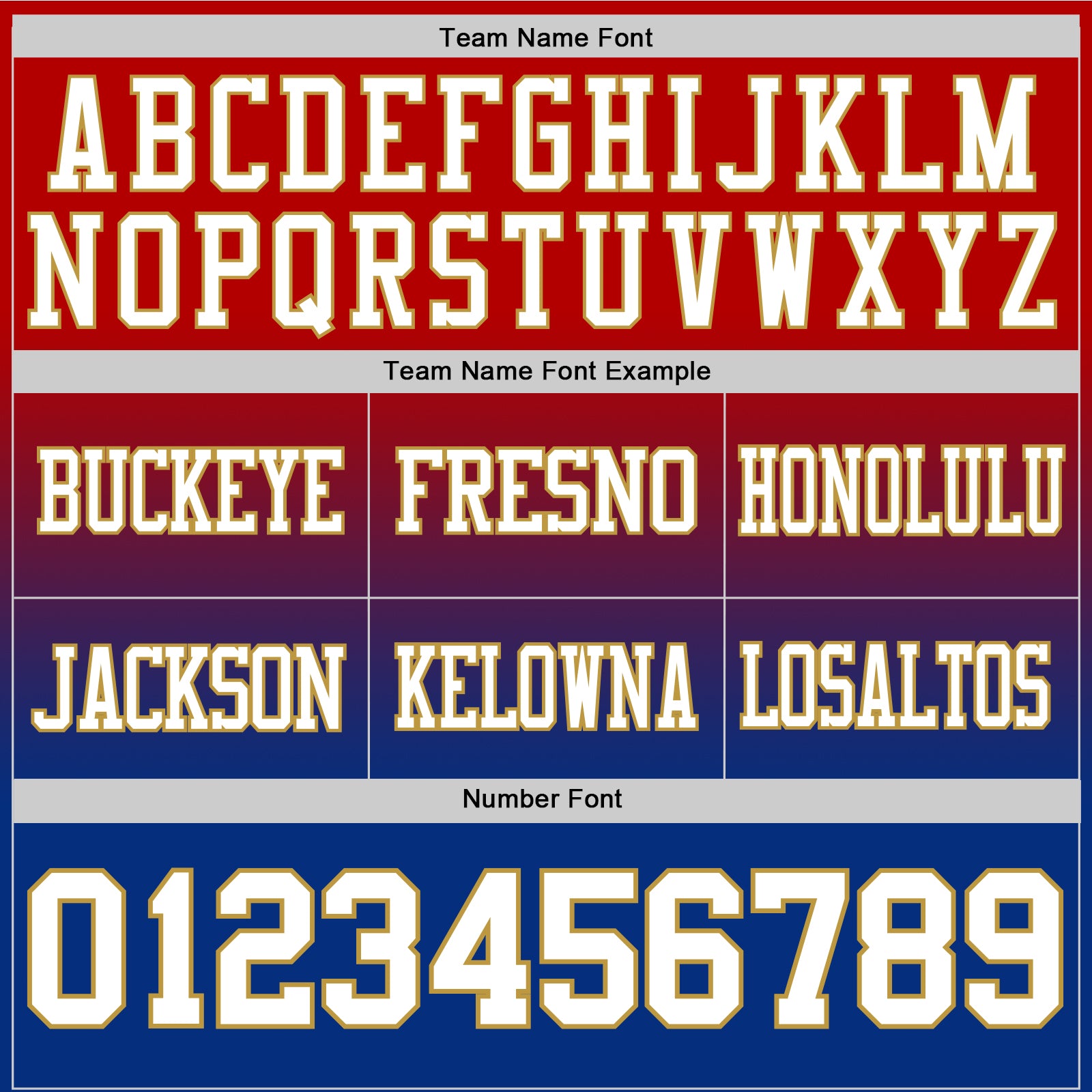 Custom Red White Royal-Old Gold Authentic Fade Fashion Football Jersey