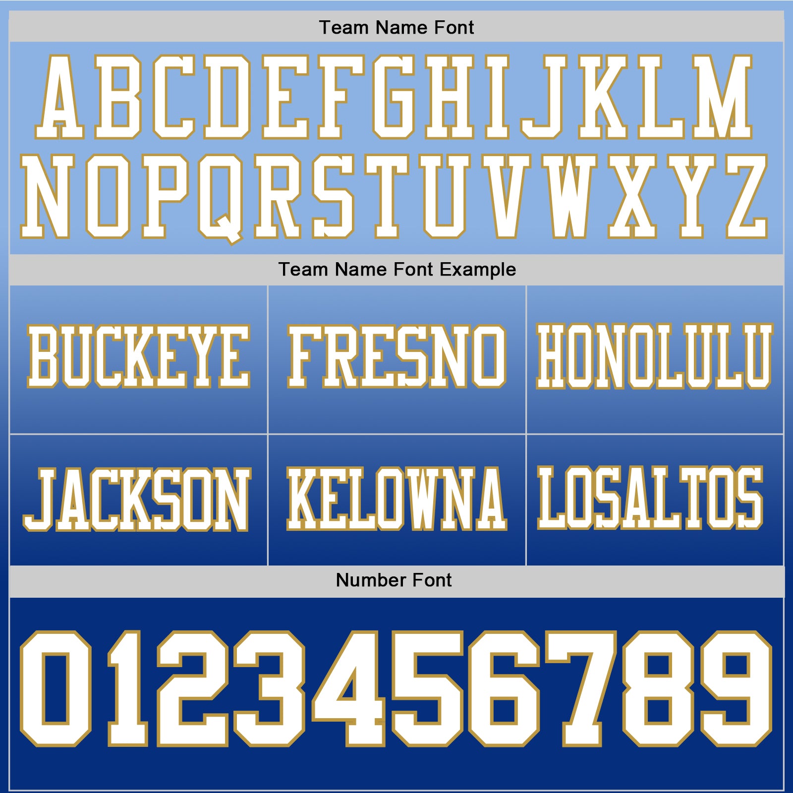 Custom Light Blue White Royal-Old Gold Authentic Fade Fashion Football Jersey