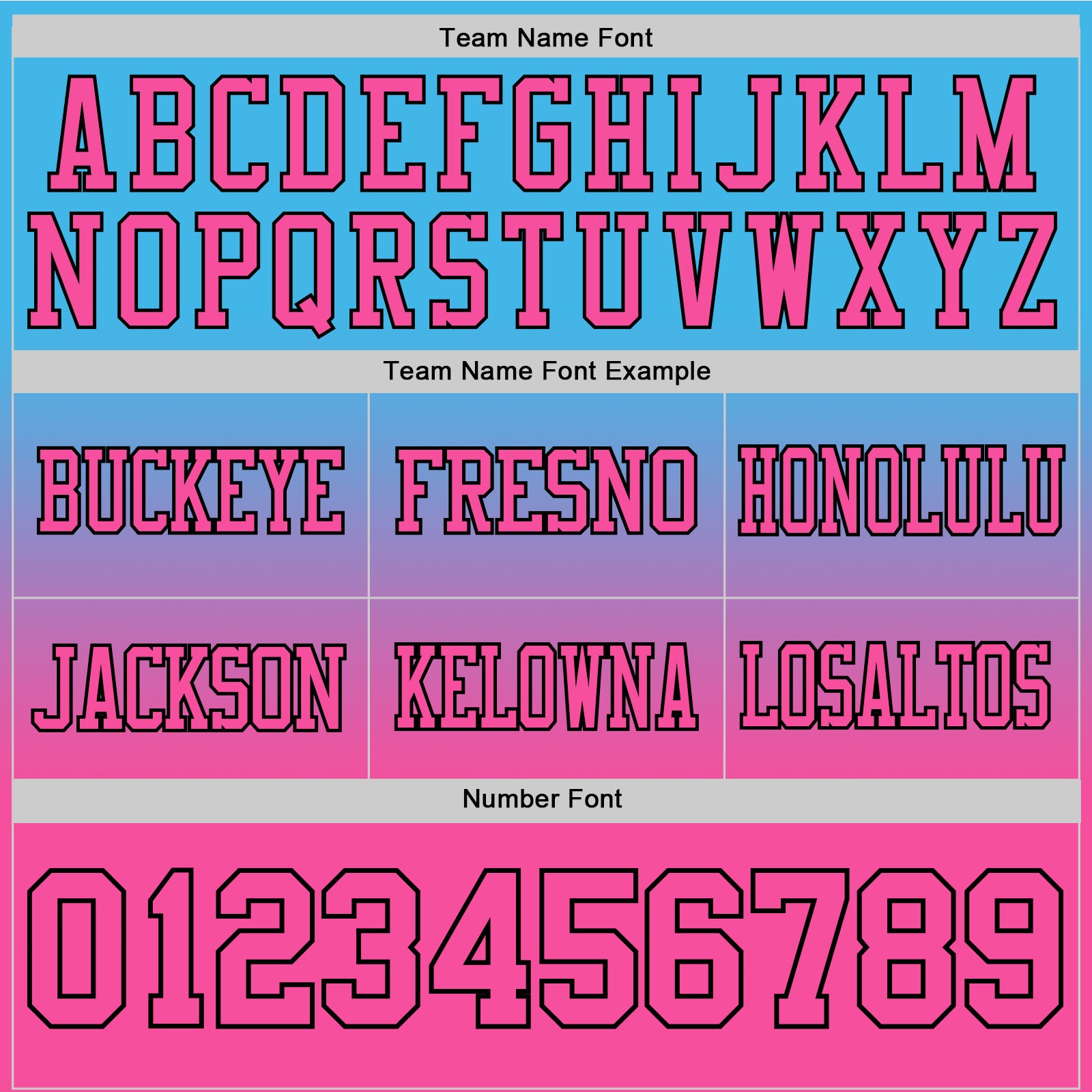 Custom Sky Blue Pink-Black Authentic Fade Fashion Football Jersey