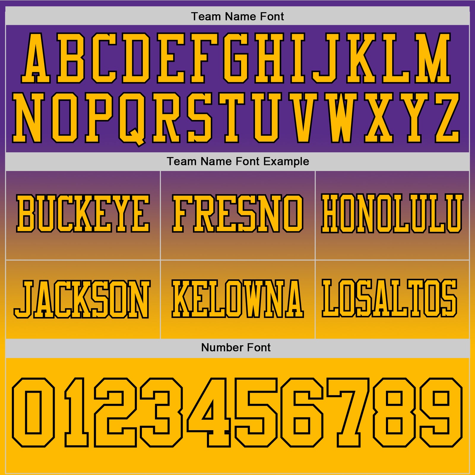 Custom Purple Gold-Black Authentic Fade Fashion Football Jersey