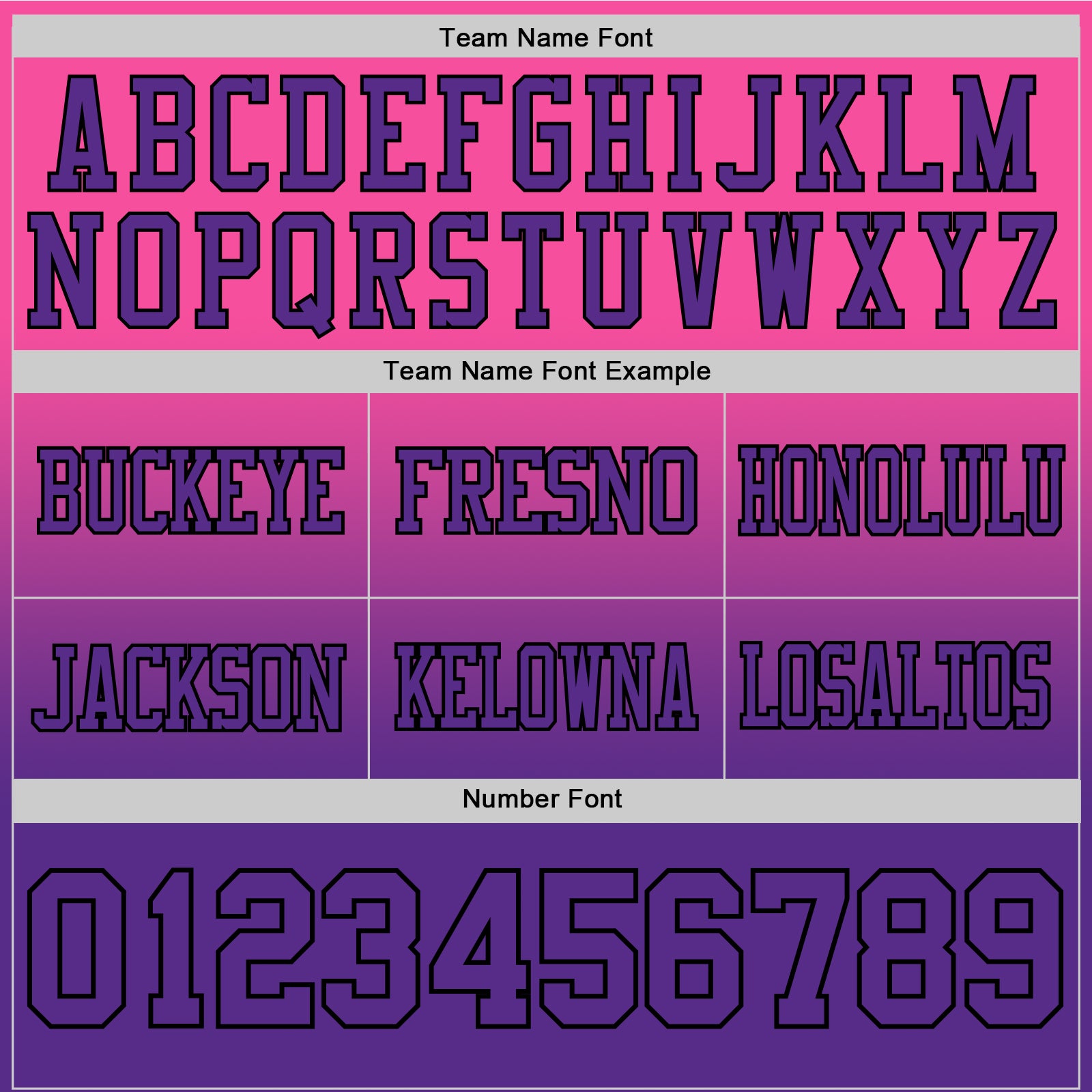 Custom Pink Purple-Black Authentic Fade Fashion Football Jersey