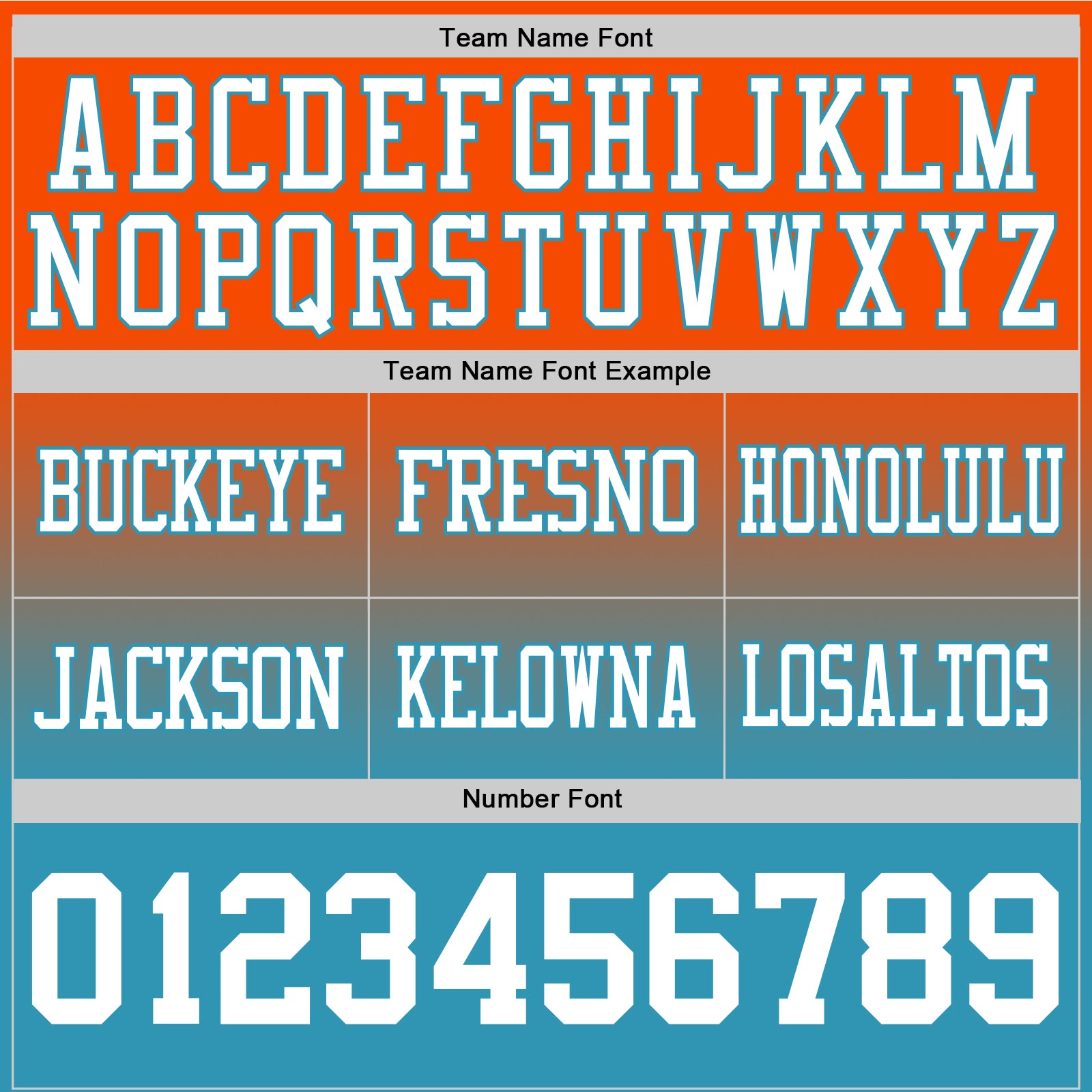 Custom Orange White-Panther Blue Authentic Fade Fashion Football Jersey