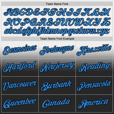 Custom Stitched White Powder Blue-Black Fade Fashion Sports Pullover Sweatshirt Hoodie