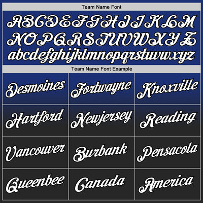 Custom Stitched Royal White-Black Fade Fashion Sports Pullover Sweatshirt Hoodie