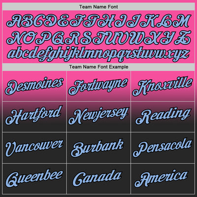 Custom Stitched Pink Light Blue-Black Fade Fashion Sports Pullover Sweatshirt Hoodie