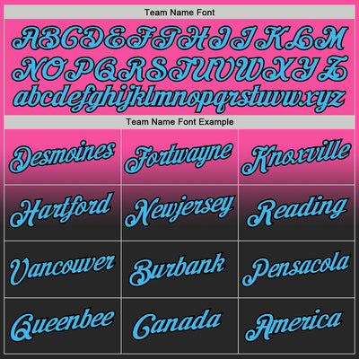 Custom Stitched Pink Sky Blue-Black Fade Fashion Sports Pullover Sweatshirt Hoodie