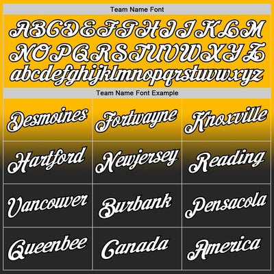 Custom Stitched Gold White-Black Fade Fashion Sports Pullover Sweatshirt Hoodie