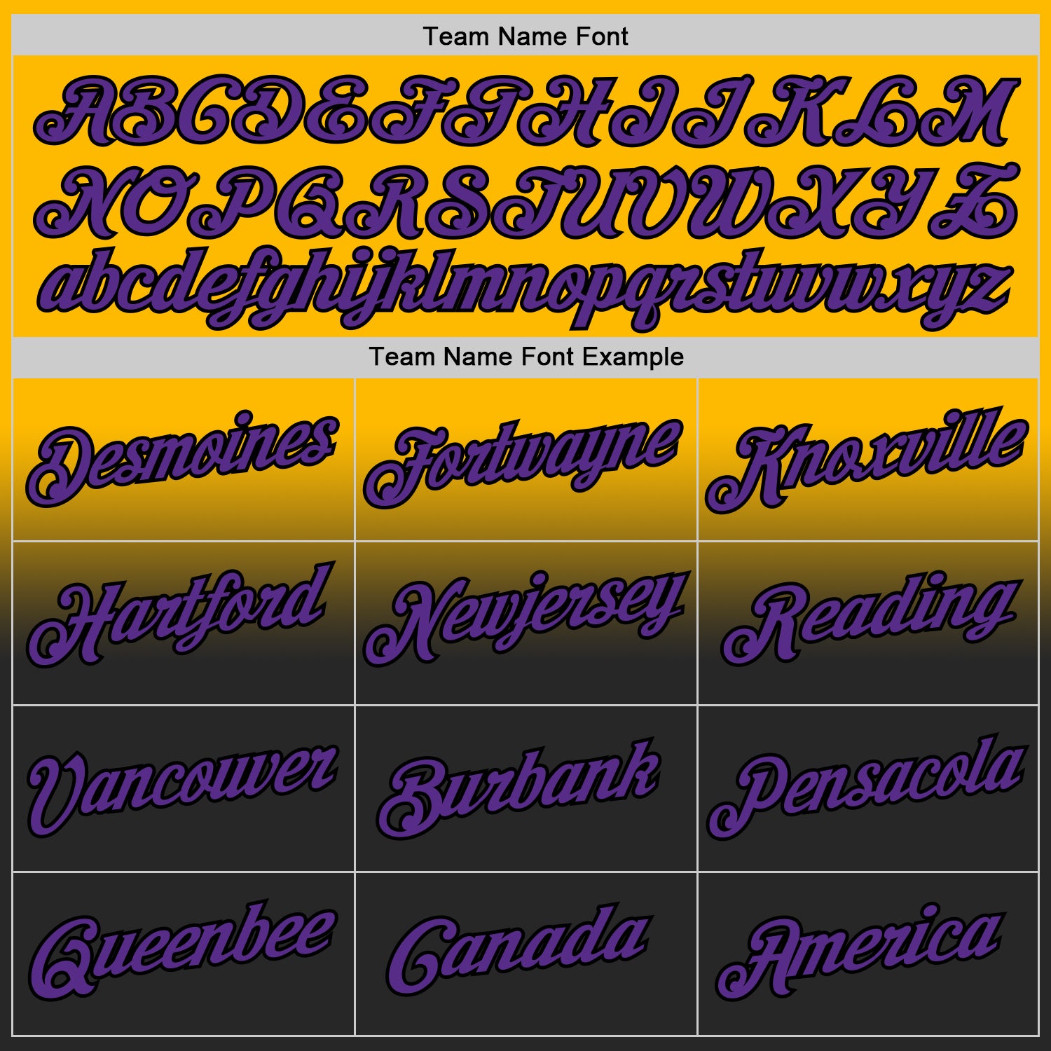 Custom Stitched Gold Purple-Black Fade Fashion Sports Pullover Sweatshirt Hoodie