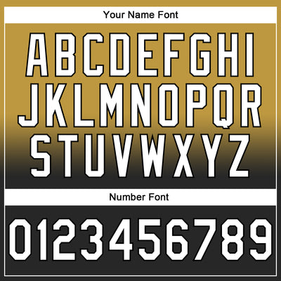 Custom Stitched Old Gold White-Black Fade Fashion Sports Pullover Sweatshirt Hoodie