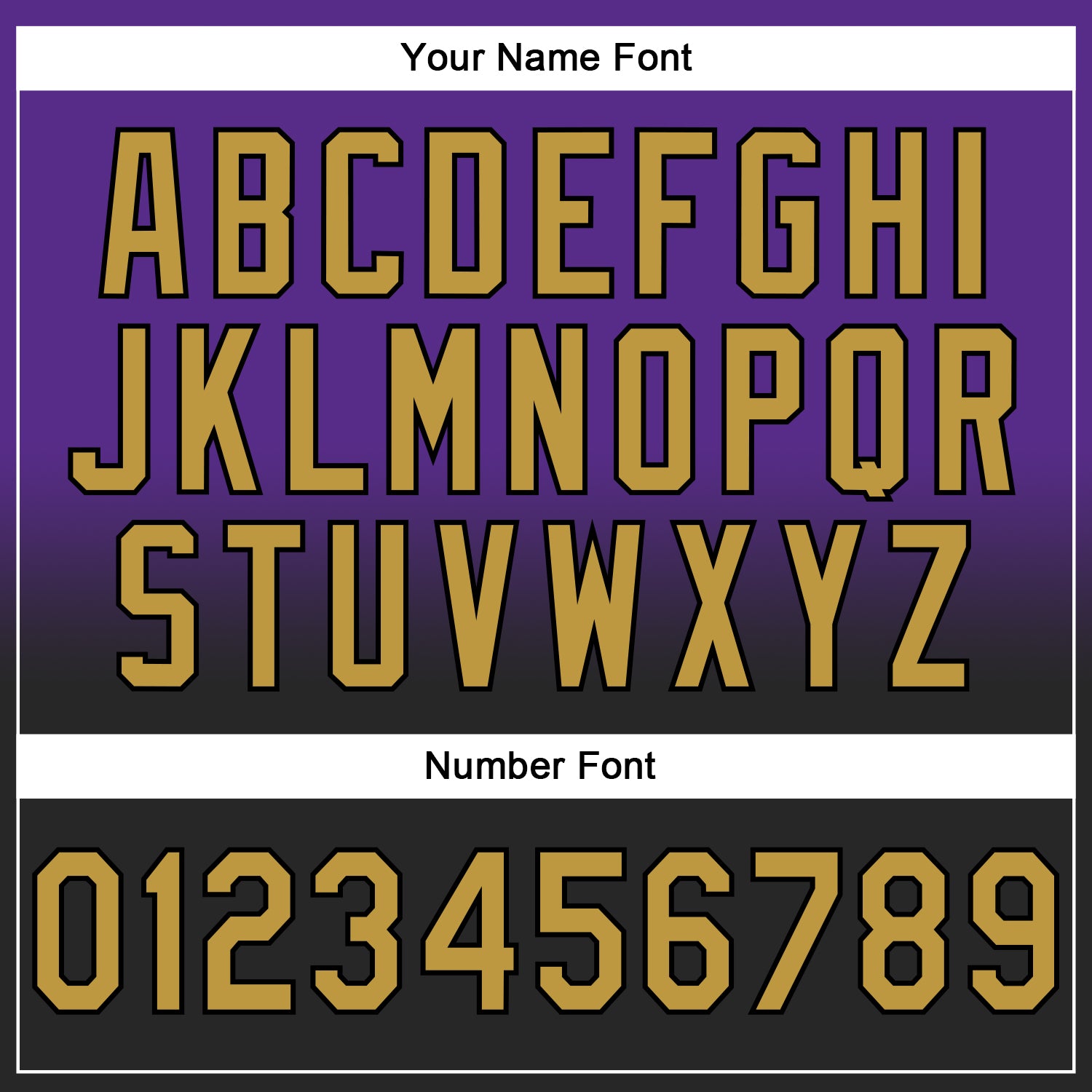 Custom Stitched Purple Old Gold-Black Fade Fashion Sports Pullover Sweatshirt Hoodie