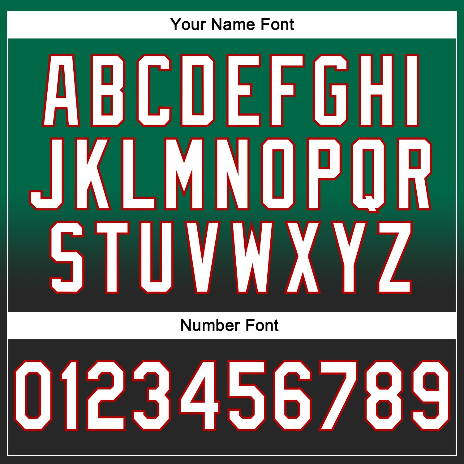 Custom Stitched Kelly Green White Black-Red Fade Fashion Sports Pullover Sweatshirt Hoodie