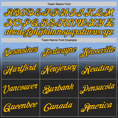 Custom Stitched Light Blue Gold-Black Fade Fashion Sports Pullover Sweatshirt Hoodie