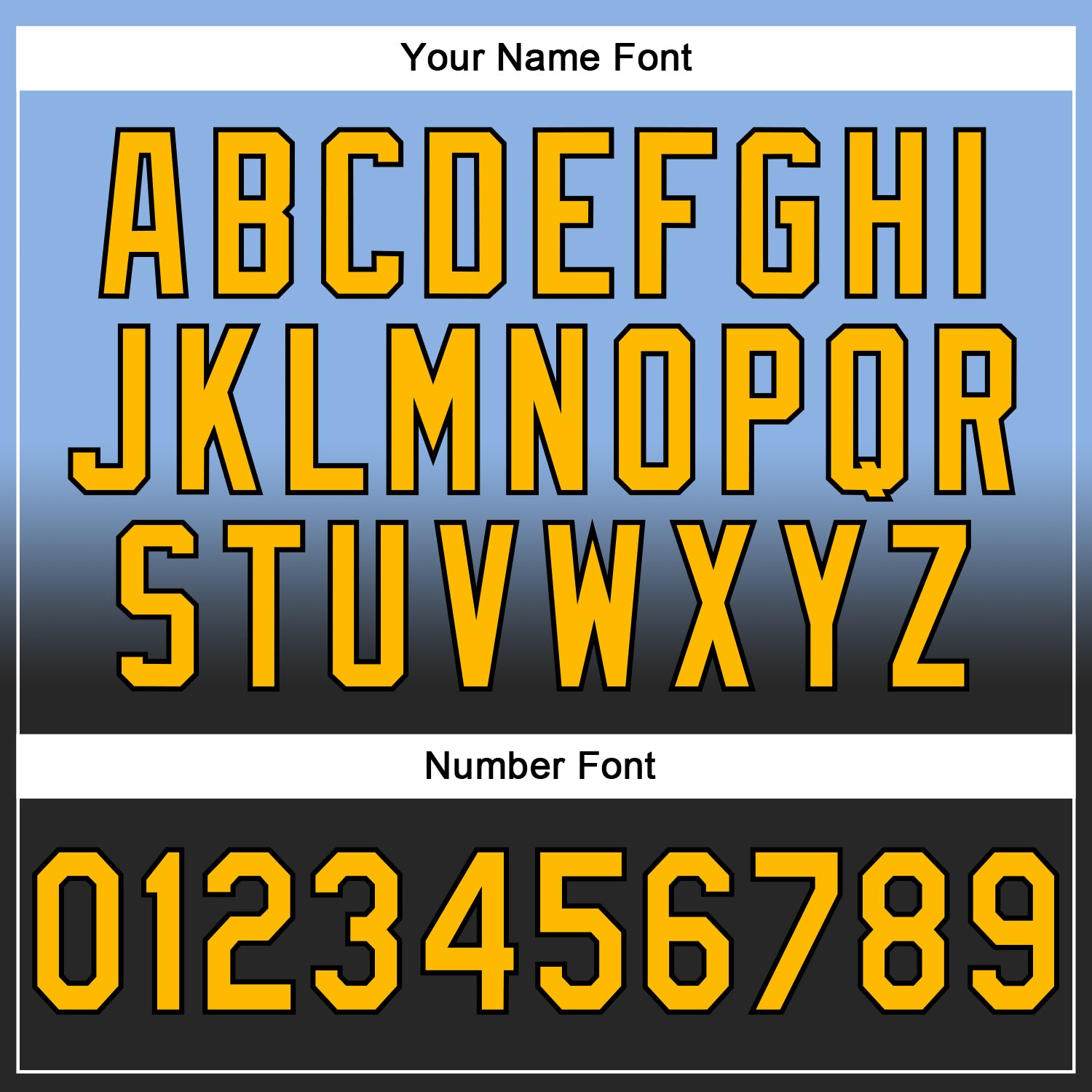 Custom Stitched Light Blue Gold-Black Fade Fashion Sports Pullover Sweatshirt Hoodie