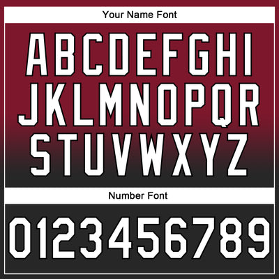 Custom Stitched Crimson White-Black Fade Fashion Sports Pullover Sweatshirt Hoodie