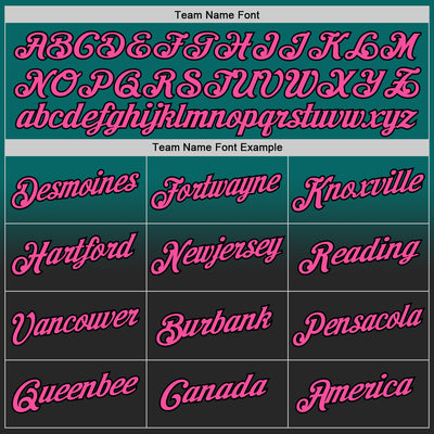 Custom Stitched Teal Pink-Black Fade Fashion Sports Pullover Sweatshirt Hoodie