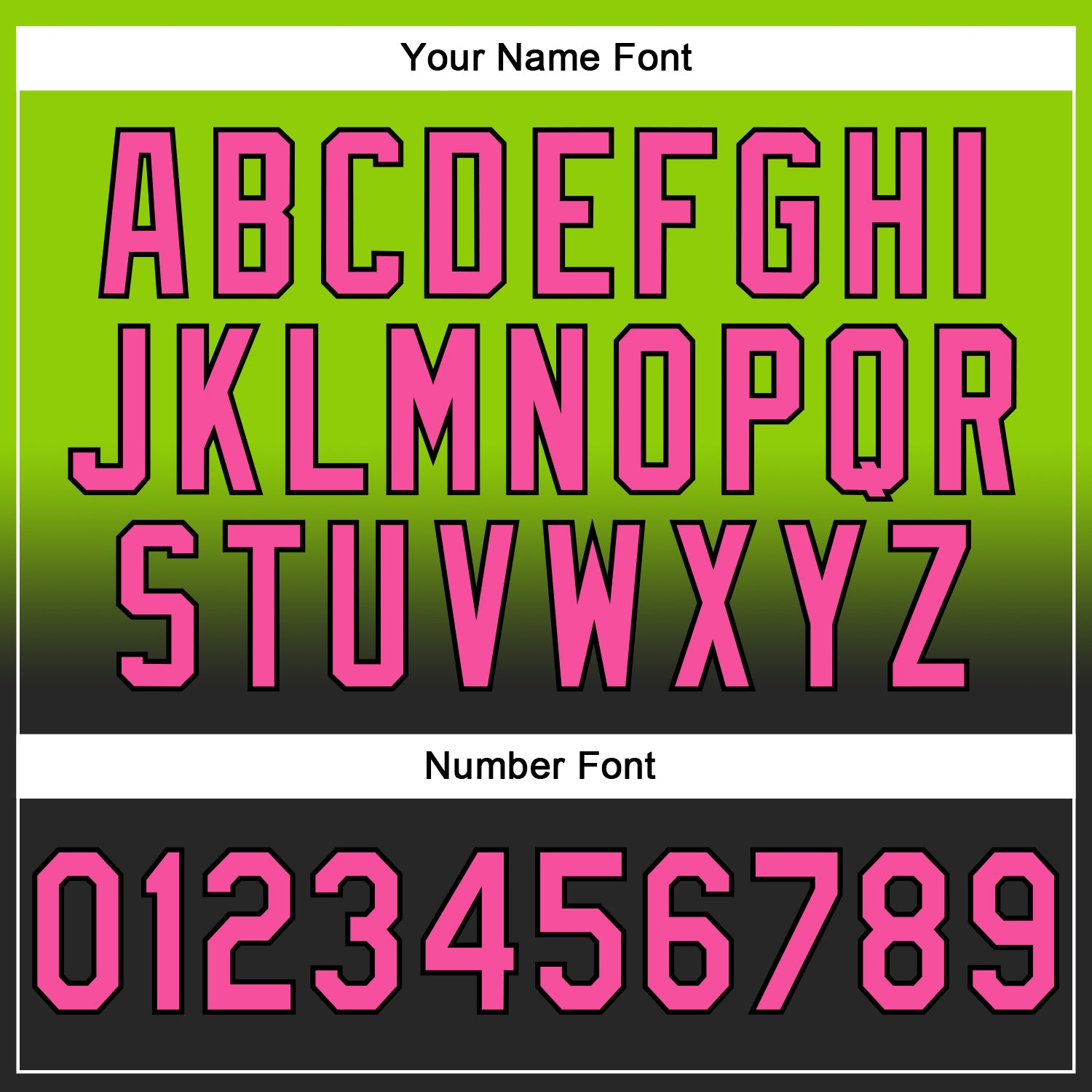 Custom Stitched Neon Green Pink-Black Fade Fashion Sports Pullover Sweatshirt Hoodie