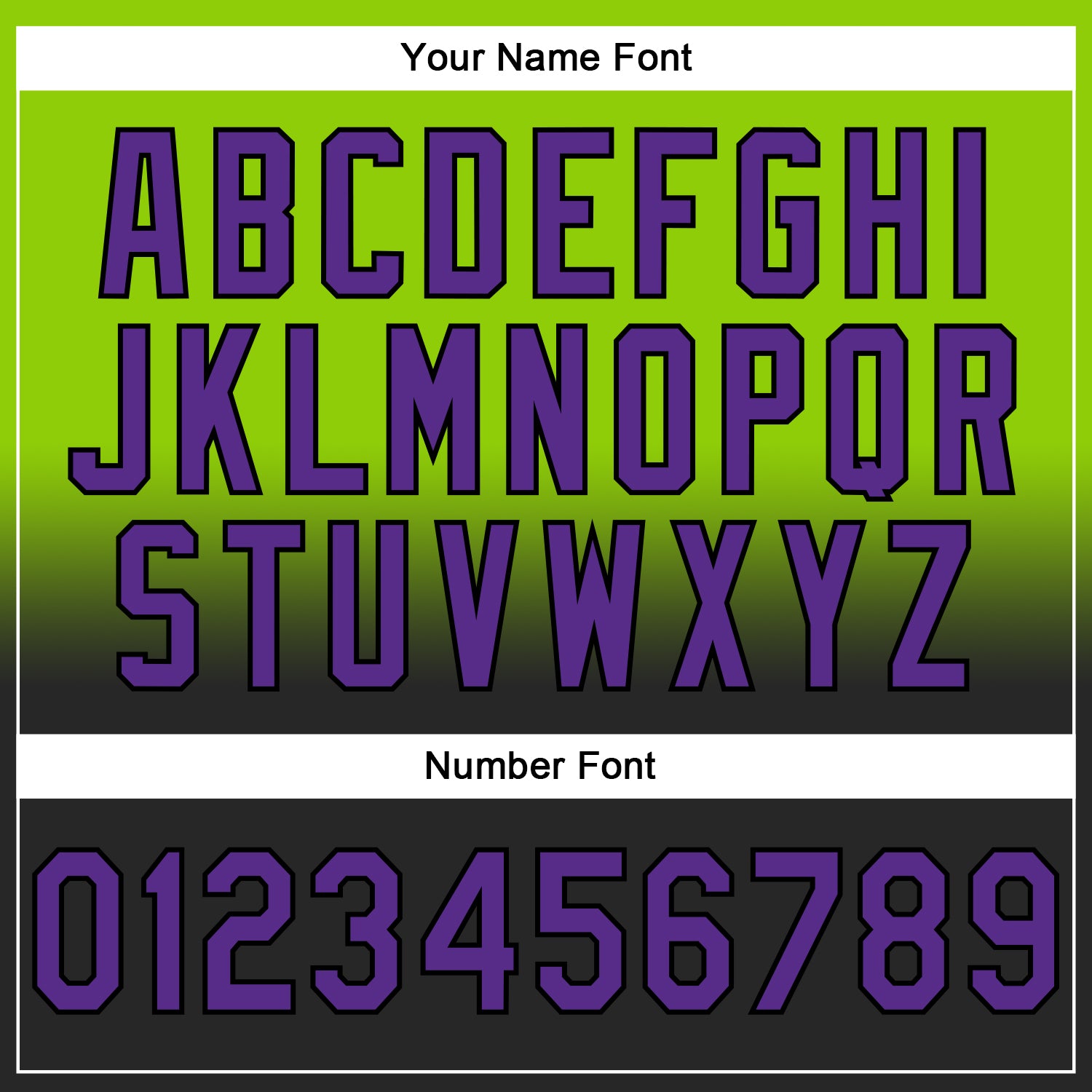 Custom Stitched Neon Green Purple-Black Fade Fashion Sports Pullover Sweatshirt Hoodie