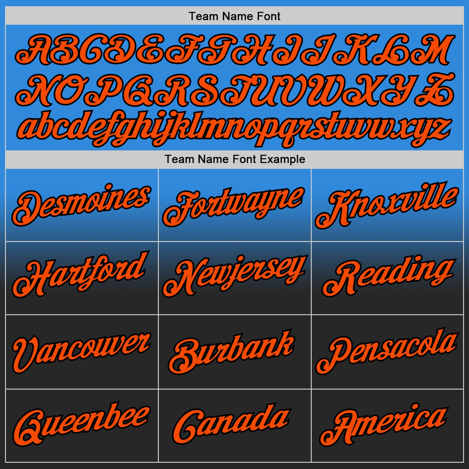 Custom Stitched Powder Blue Orange-Black Fade Fashion Sports Pullover Sweatshirt Hoodie