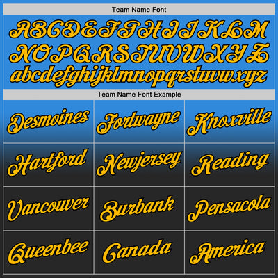 Custom Stitched Powder Blue Gold-Black Fade Fashion Sports Pullover Sweatshirt Hoodie