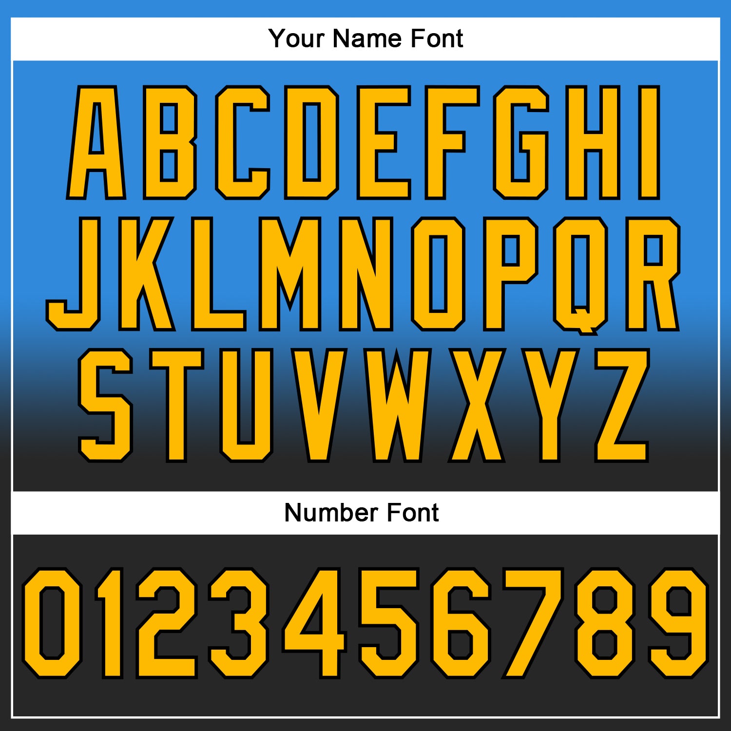 Custom Stitched Powder Blue Gold-Black Fade Fashion Sports Pullover Sweatshirt Hoodie