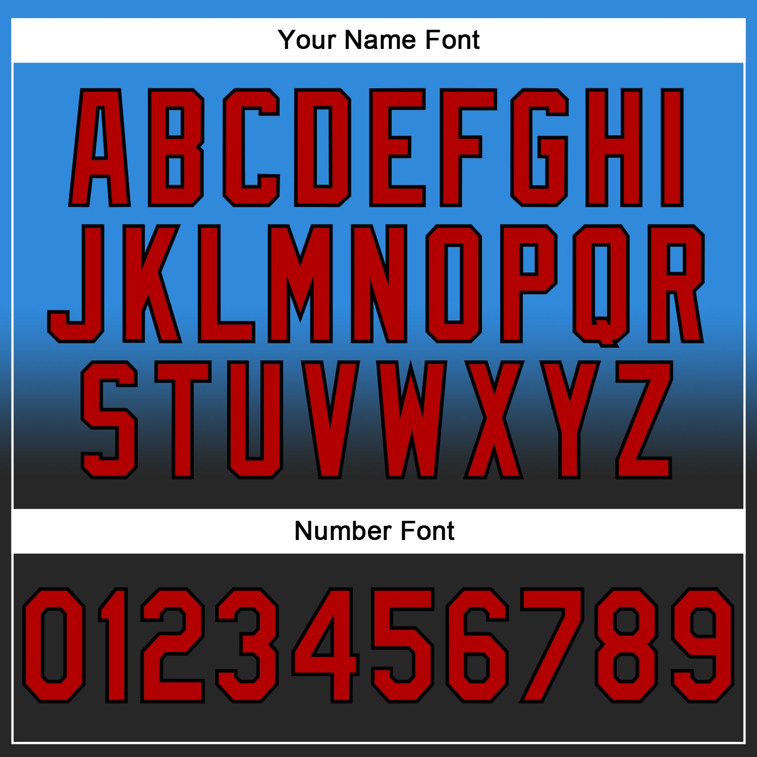 Custom Stitched Powder Blue Red-Black Fade Fashion Sports Pullover Sweatshirt Hoodie