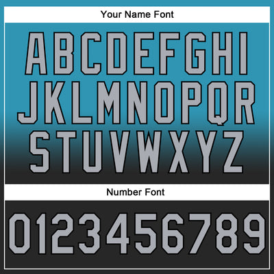 Custom Stitched Panther Blue Gray-Black Fade Fashion Sports Pullover Sweatshirt Hoodie