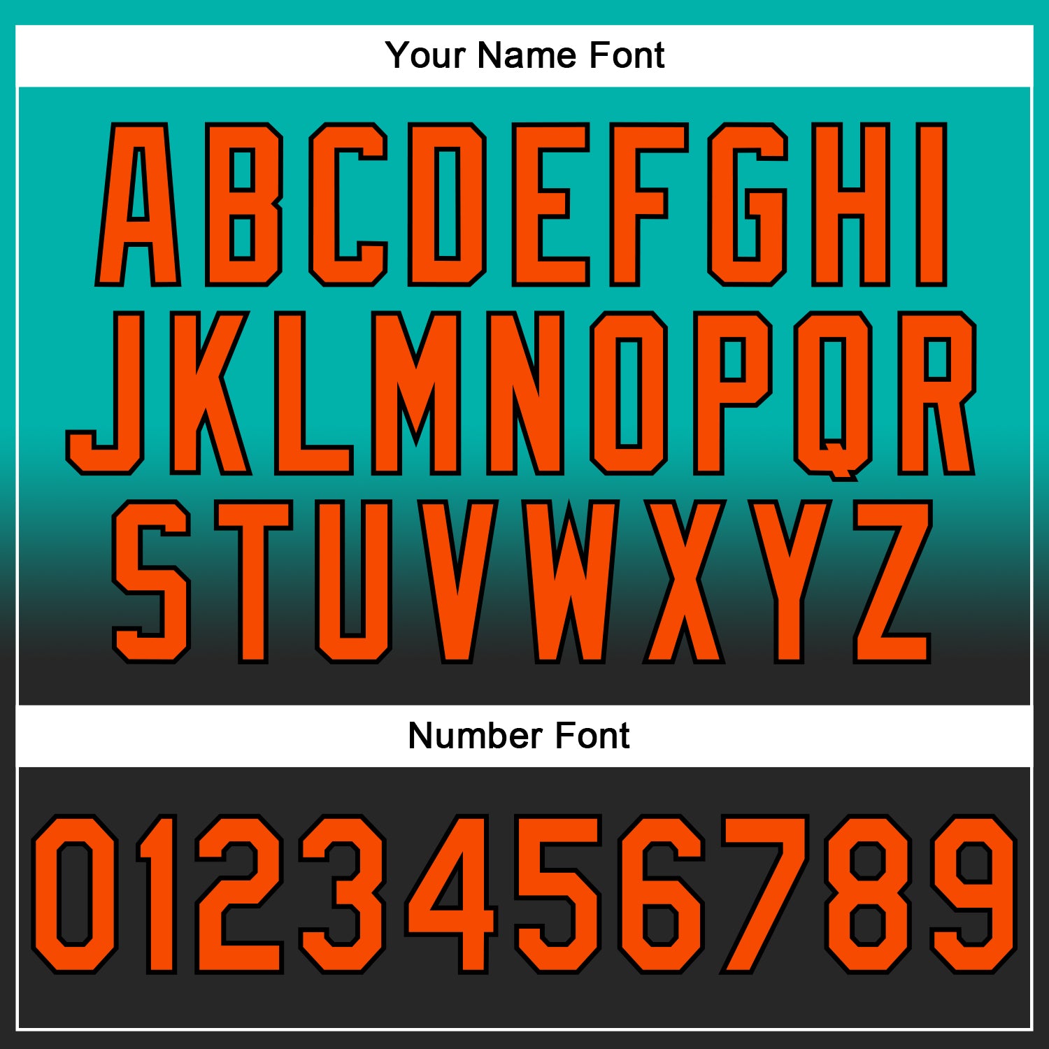 Custom Stitched Aqua Orange-Black Fade Fashion Sports Pullover Sweatshirt Hoodie