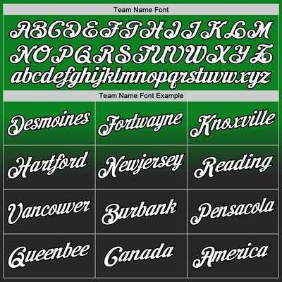 Custom Stitched Grass Green White-Black Fade Fashion Sports Pullover Sweatshirt Hoodie