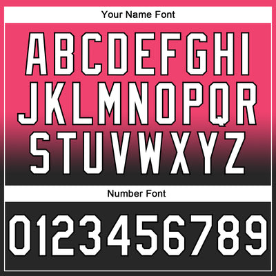 Custom Stitched Neon Pink White-Black Fade Fashion Sports Pullover Sweatshirt Hoodie