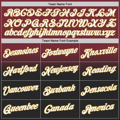 Custom Stitched Burgundy White Black-Old Gold Fade Fashion Sports Pullover Sweatshirt Hoodie