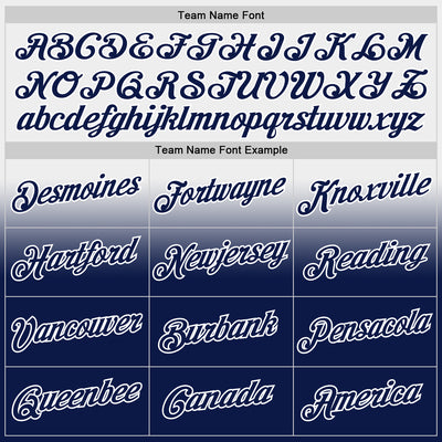 Custom Stitched White Navy Fade Fashion Sports Pullover Sweatshirt Hoodie