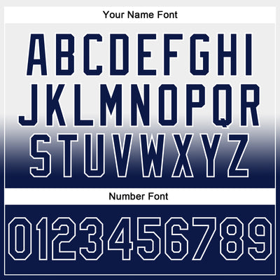 Custom Stitched White Navy Fade Fashion Sports Pullover Sweatshirt Hoodie