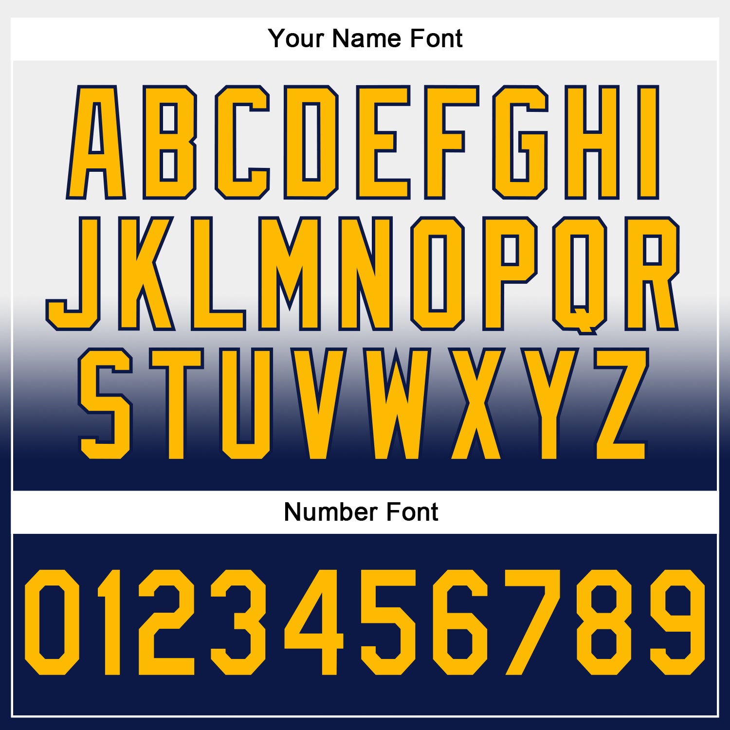 Custom Stitched White Gold-Navy Fade Fashion Sports Pullover Sweatshirt Hoodie