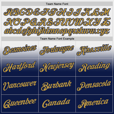 Custom Stitched White Old Gold-Navy Fade Fashion Sports Pullover Sweatshirt Hoodie