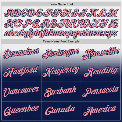 Custom Stitched White Medium Pink-Navy Fade Fashion Sports Pullover Sweatshirt Hoodie