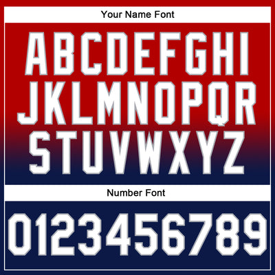 Custom Stitched Red White Navy-Gray Fade Fashion Sports Pullover Sweatshirt Hoodie