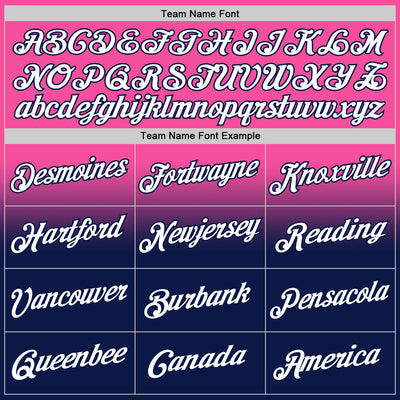 Custom Stitched Pink White-Navy Fade Fashion Sports Pullover Sweatshirt Hoodie