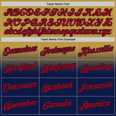 Custom Stitched Old Gold Red-Navy Fade Fashion Sports Pullover Sweatshirt Hoodie